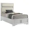 Coaster Fine Furniture 205110TB1 Miranda - Twin Headboard, Footboard & Slats, Box 1 of 2 - White