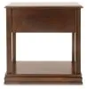Ashley Furniture T007-527 Breegin - Chair Side End Table - Removable Tray - Brown