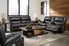 Ashley Furniture U65801/47/18/82 Ashley Furniture U65801/47/18/82 Mountainous - 3 Pc. - Power Reclining Sofa, Power Loveseat, Power Recliner - Eclipse