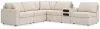 Ashley Furniture 92103S23 Ashley Furniture 92103S23 Modmax - 6-Piece Sectional With Audio System Console - Oyster