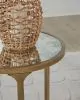 Ashley Furniture T399-6 Ashley Furniture T399-6 Korajane - Round End Table - Antique Gold