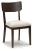Ashley Furniture PCD607-07 Mallenette - Dining Upholstered Side Chair (Set of 2) - Merlot