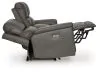 Ashley Furniture PCU1200018 Bleckley - Power Reclining Loveseat With Console / Adjustable Headrest - Anchor