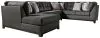 Ashley Furniture 67622S1 Reidshire - Left Arm Facing Corner Chaise 3 Pc Sectional - Steel