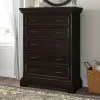 Pulaski Furniture P012124 Caldwell - 6 Drawer Chest - Deep Brown