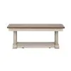 Liberty Furniture 652-OT1010 Farmhouse Reimagined - Rectangular Cocktail Table - Antique White / Chestnut Tops
