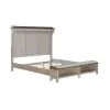 Liberty Furniture 457-BR-KMS Liberty Furniture 457-BR-KMS Ivy Hollow - King Mantle Storage Bed - Weathered Linen / Dusty Taupe