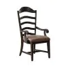 Liberty Furniture 297-C2001A Liberty Furniture 297-C2001A Paradise Valley - Upholstered Ladder Back Arm Chair - Saddle Brown
