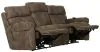 Jackson Furniture Industries 63015-1301/28-1302/28 Tranquility - Power Headrest Power Lay Flat Reclining Sofa With DDT / CR3 Heat / Massage / Lumbar - Pewter