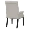 CoasterEssence 115183 Alana - Velvet Upholstered Dining Arm Chair - Sand