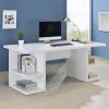 CoasterEssence 801455 Alice - 4-Shelf Engineered Wood Writing Desk - White