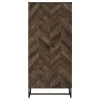 CoasterEveryday 959640 Carolyn - 2 Door Engineered Wood Accent Cabinet - Rustic Oak