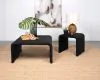 Coaster Fine Furniture 708517 Cahya - Woven Rattan Square End Table - Black