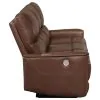 Coaster Fine Furniture 610264P Greenfield - Upholstered Power Reclining Sofa - Saddle Brown