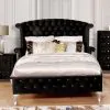 Furniture of America CM7150BK-EK-BED Alzire - Eastern King Bed - Black