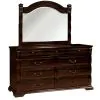 Furniture of America CM7791D Burleigh - Dresser - Cherry