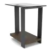 Riverside Furniture 82212 Riverside Furniture 82212 Cortland - Chairside Table - Dark Brown
