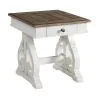 Intercon DK-TA-2224-RFO-C Intercon DK-TA-2224-RFO-C Drake - End Table - Rustic White / French Oak