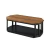 New Classic T3772-3P Decker - 3 Piece Occasional Set (1 Coffee & 2 End Tables) - Brown / Black