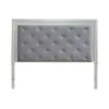 Liberty Furniture 781-BR15HU Liberty Furniture 781-BR15HU Reflections - King Upholstered Panel Headboard With Lights - Pearl White