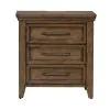 Liberty Furniture 930-BR61 Carolina Park - Nightstand With Charging Station - Amber Brown
