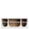 Riverside Furniture 30740 Rosalie - Media Console - White Caps / Hemlock