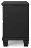 Ashley Furniture B687-92 Lanolee - Two Drawer Nightstand - Black