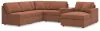Ashley Furniture 92102S22 Ashley Furniture 92102S22 Modmax - 6-Piece Sectional With Raf Corner Chaise And Storage Console - Spice