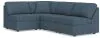 Ashley Furniture 92121S71 Ashley Furniture 92121S71 Modmax - 4-Piece Sectional With 3 Armless Chairs - Ink