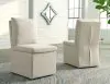 Ashley Furniture D766/25/02(8) Krystanza - 9 Pc. - Dining Room Table, 8 Oatmeal Side Chairs - Weathered Gray