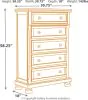Ashley Furniture B697/31/36/46/57/54/96/92 Ashley Furniture B697/31/36/46/57/54/96/92 Porter - 7 Pc. - Dresser, Mirror, Chest, Queen Panel Bed, Nightstand - Rustic Brown