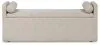 Ashley Furniture D841-00 Galliden - Large Upholstered Dining Room Bench - Beige