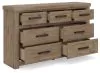 Ashley Furniture PCB2844-31 Oliandon - Seven Drawer Dresser - Light Brown
