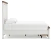 Ashley Furniture B4615B6 Ashley Furniture B4615B6 Savonport - Full Panel Storage Bed With Storage Footboard - White / Brown