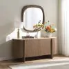 ACME AC05319 Markku - Console Table With Natural Marble - Oak
