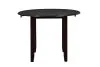 New Classic D1701-40S-EBY New Classic D1701-40S-EBY Gia - 3 Piece Dining Set (Dining Drop Leaf Table & 2 Chairs) - Ebony