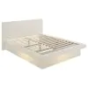 CoasterEssence 202990Q-S4 Jessica - 4 Piece Queen LED Bedroom Set - Cream White