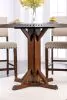 Furniture of America CM3018PT Glenbrook - Counter Height Table - Brown Cherry