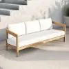 New Classic G5511-23-WHT Wesley - Patio Sofa With Cushions - White