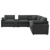 Coaster Fine Furniture 609530P-SETA Collins - 7 Piece Modular Power Reclining Sectional - Dark Gray