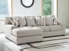 Benchcraft® 75105S4 Benchcraft® 75105S4 LaureLGrove - 2-Piece Sectional With LAF Corner Chaise - Pebble