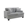 Intercon SY-LS-BWN61-GPH-C Baldwin - Loveseat With 2 Pillows - Dalton Graphite