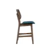 New Classic D1651-22-FGR Oscar - Counter Chair With Cushion (Set of 2) - Walnut / Forest Green