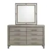 New Classic 00-B1248-DM New Classic 00-B1248-DM Lennox - Dresser & Mirror - Gray / Silver