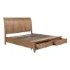 Liberty Furniture 104-BR-KSB Twin Lakes - King Storage Bed - Chestnut