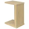 Coaster Fine Furniture 930275 Clower - Engineered Wood C-Shaped Sofa Side Table - Light Oak