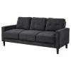 Coaster Fine Furniture 509981 Bowen II - Fabric Upholstered Track Arm Sofa - Steel Gray