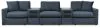 Ashley Furniture 92121S15 Ashley Furniture 92121S15 Modmax - 5-Piece Sectional With 2 Audio System Consoles - Ink
