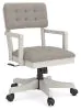 Ashley Furniture H742-01A Robbinsdale - Home Office Desk Chair - Antique White