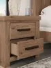 Ashley Furniture PCB2844-92 Oliandon - Two Drawer Night Stand - Light Brown